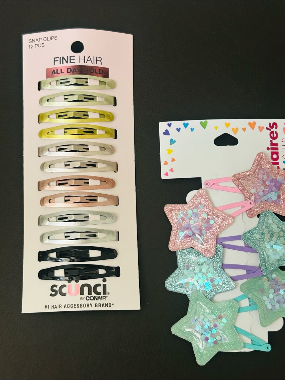 Scunci Fine Hair Snap Clip Set